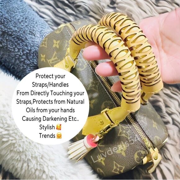 Straps/Handles Protector/Cover 
Geniune Vachetta Leather. - Picture 3 of 8